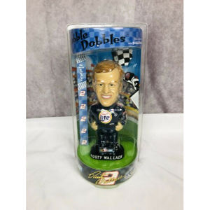 RUSTY WALLACE BOBBLE DOBBLES NASCAR MILLER LITE BOBBLEHEAD  NEW SEALED 8"